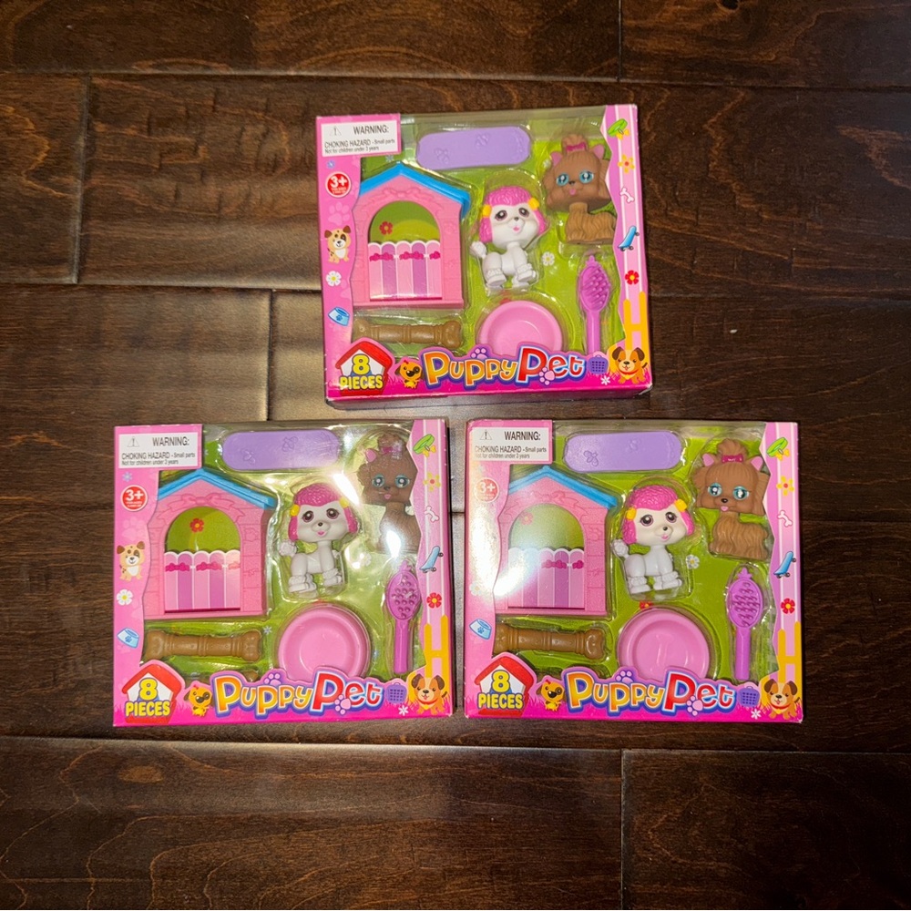 Puppy Pet Toys 8 Piece Play Set New